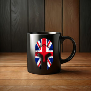 British Spartan Helmet Mug – Warrior Style Coffee Cup