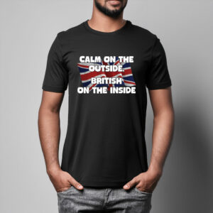 Calm On The Outside Patriotic T Shirt
