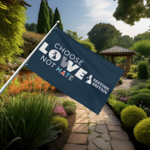 Choose Lowe Not Hate – Restore Britain Flag