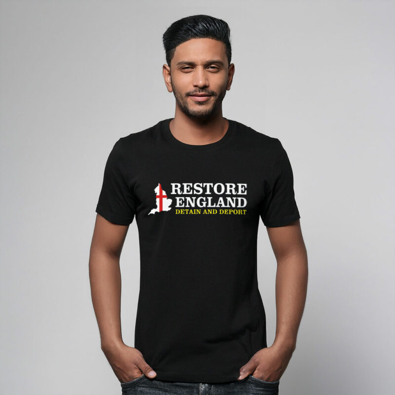 Detain and Deport Restore Britain Shirt UK Party Tee