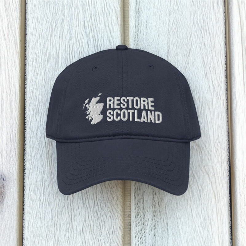 Embroidered Classic Fit Restore Britain Party Restore Scotland Hat