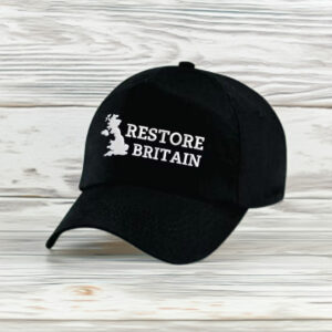 Embroidered Restore Britain Party Hat, Britain 2026 Baseball Cap