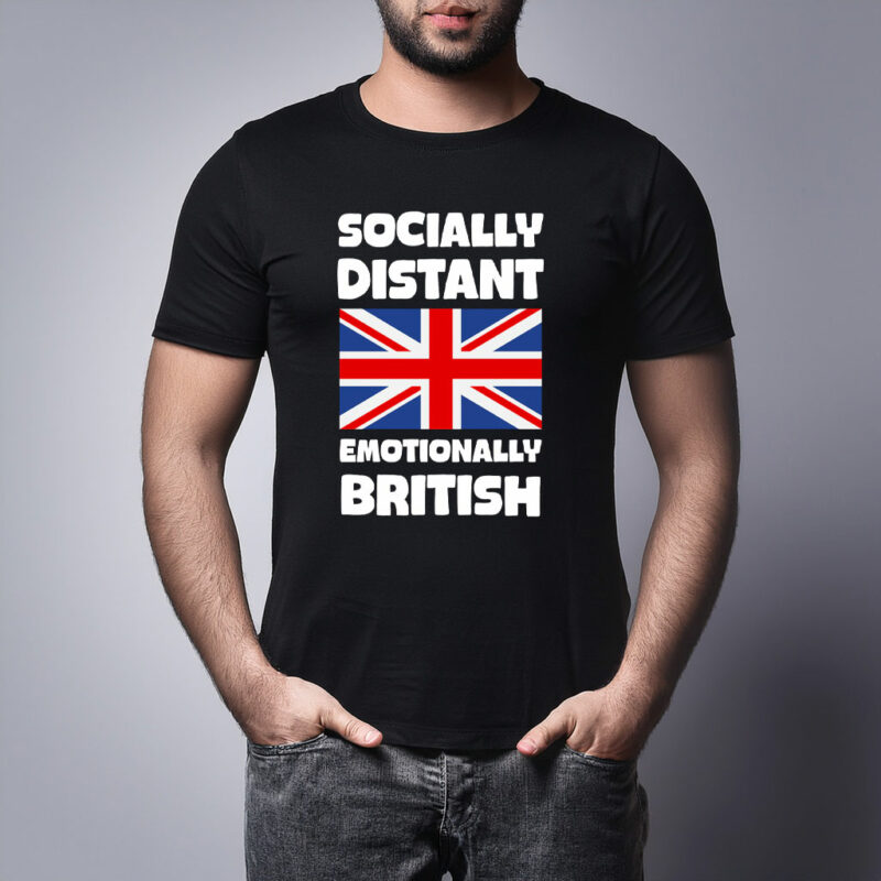 Emotionally British Patriotic T Shirt
