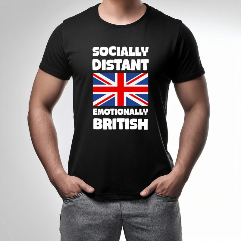 Emotionally British Patriotic T Shirt