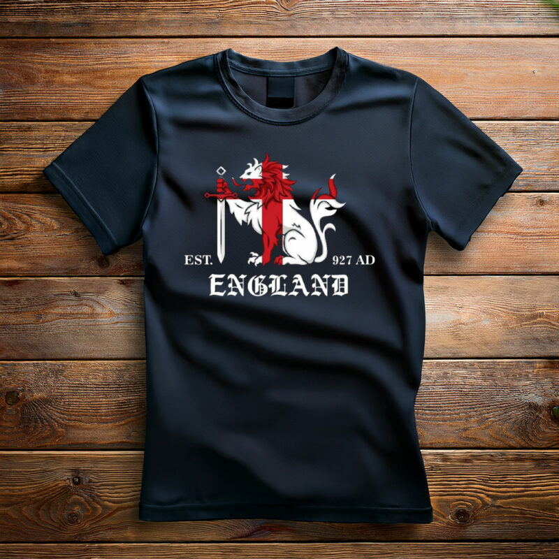 England Est 927 AD T-Shirt St George’s Day Tee