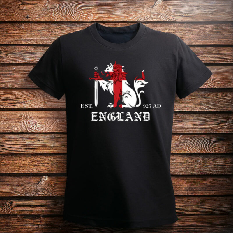 England Est 927 AD T-Shirt St George’s Day Tee