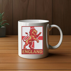 England Heraldic Lion Mug