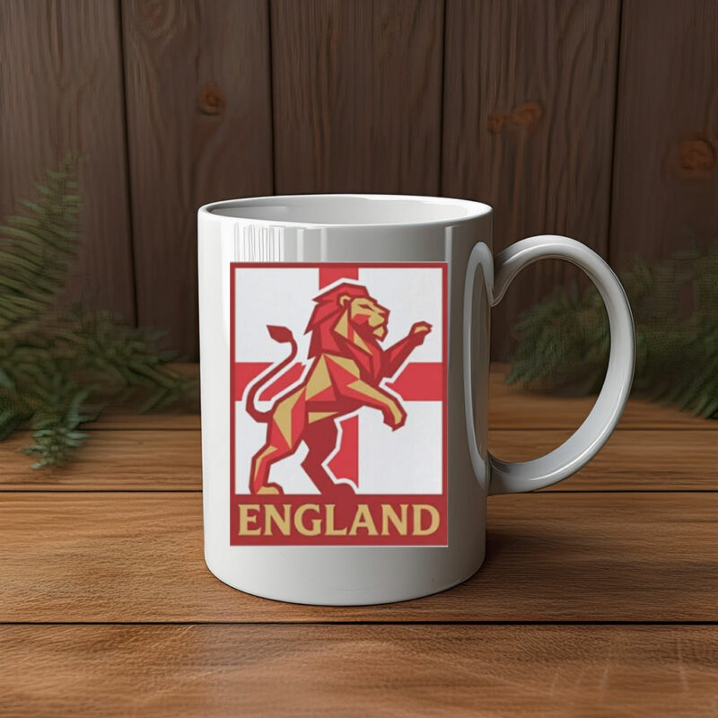 England Heraldic Lion Mug