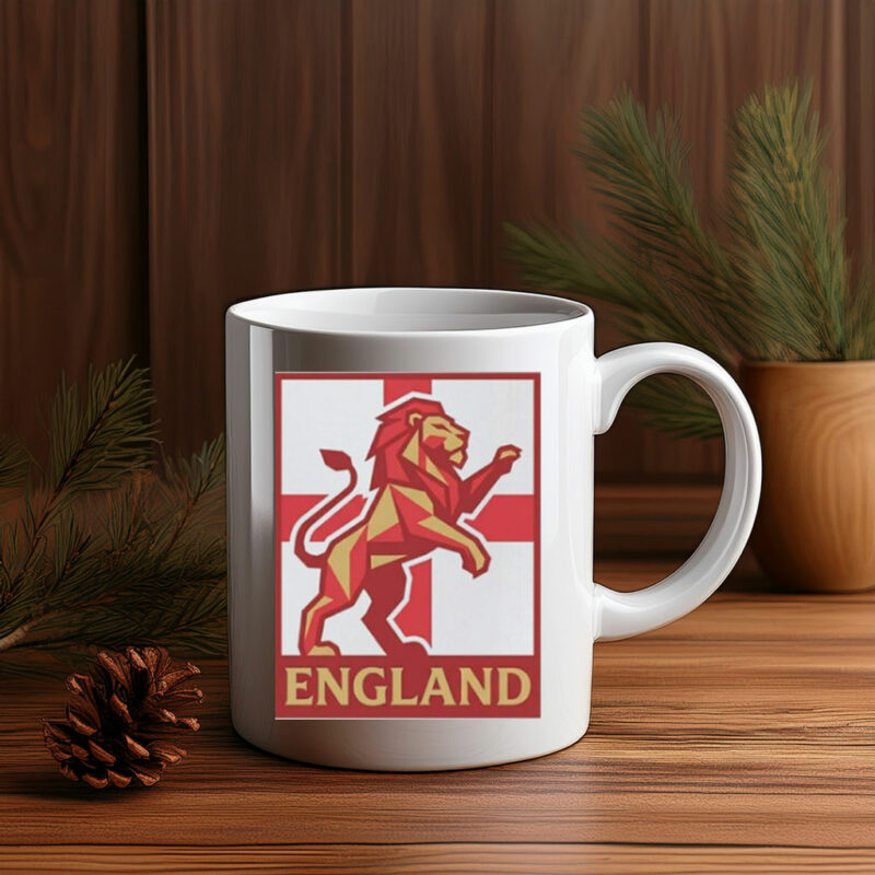 England Heraldic Lion Mug