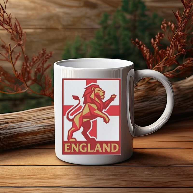 England Heraldic Lion Mug