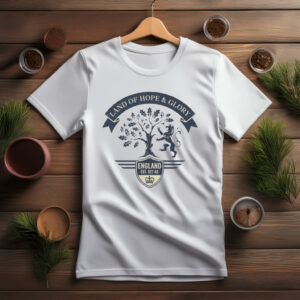 England Heritage Crest Land of Hope & Glory Graphic Tee