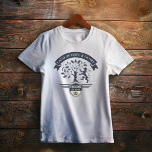 England Heritage Crest Land of Hope & Glory Graphic Tee