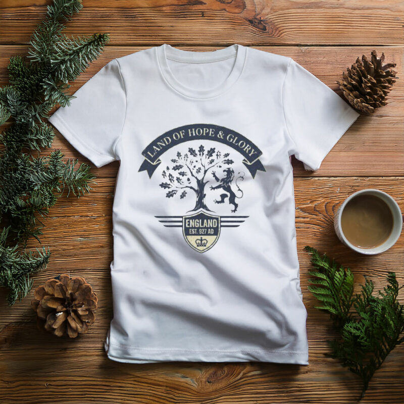 England Heritage Crest Land of Hope & Glory Graphic Tee