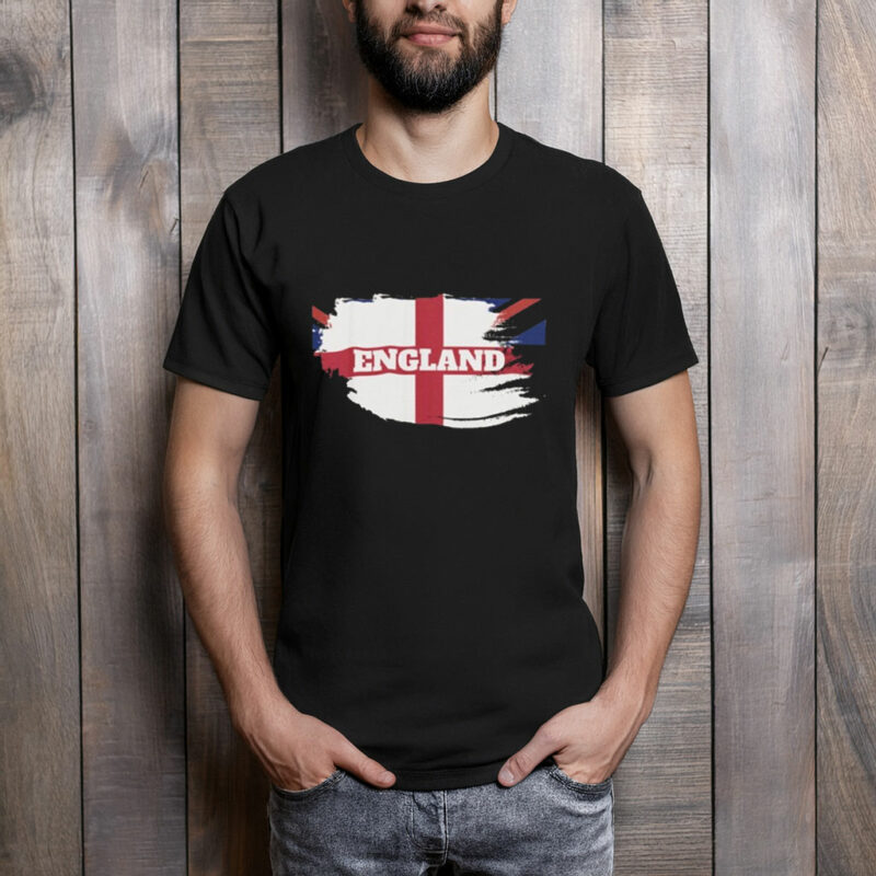England St George Cross with Union Jack T-Shirt