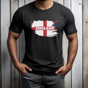 England St George Cross with Union Jack T-Shirt