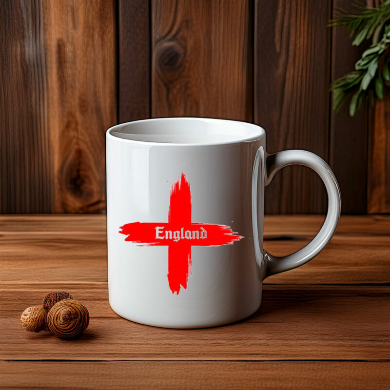 English Heritage Distressed St George England Flag Mug