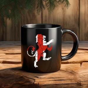 English Lion Mug – Patriotic Lion Coffee Cup