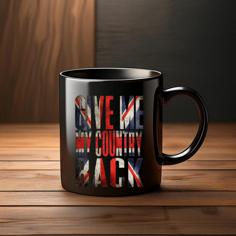 Give Me My Country Back Coloured Mug – Bold Statement Coffee Cup