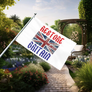 Gothic Union Jack Restore Britain Flag