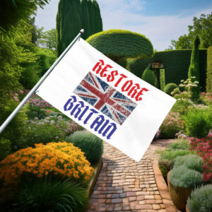 Gothic Union Jack Restore Britain Flag