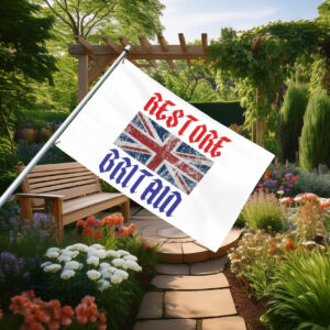Gothic Union Jack Restore Britain Flag