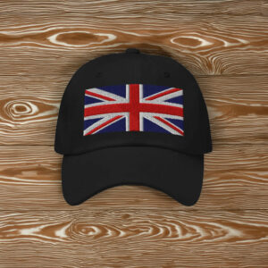 Great Britain Hat, Union Jack British Flag Embroidered Classic Baseball Hat