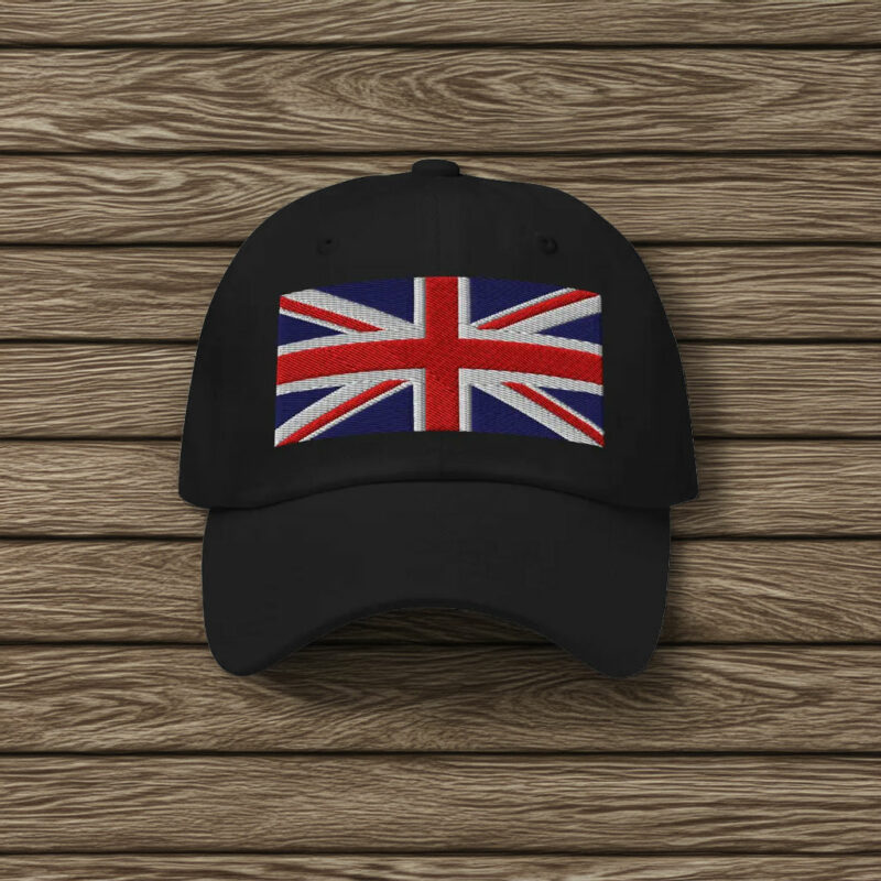 Great Britain Hat, Union Jack British Flag Embroidered Classic Baseball Hat