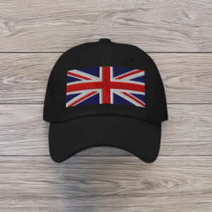 Great Britain Hat, Union Jack British Flag Embroidered Classic Baseball Hat