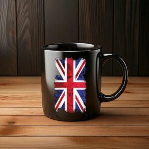 Great Britain Union Jack Grunge Flag Mug