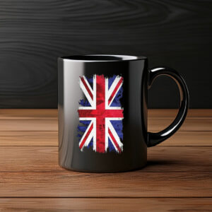 Great Britain Union Jack Grunge Flag Mug