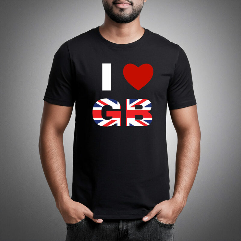 I Love Great Britain T Shirt