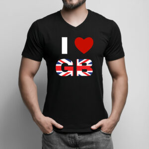 I Love Great Britain T Shirt