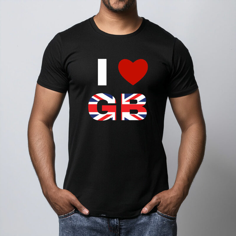 I Love Great Britain T Shirt
