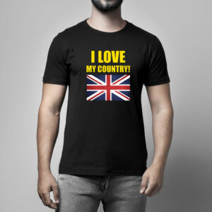 I Love My Country Patriotic T Shirt