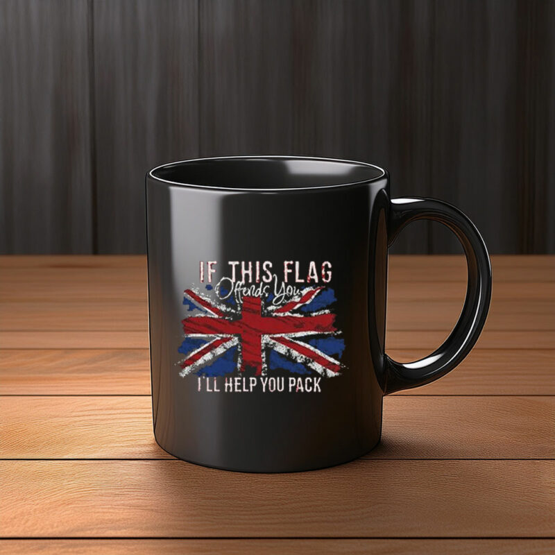 If This Flag Offends You Union Jack Britain Mug