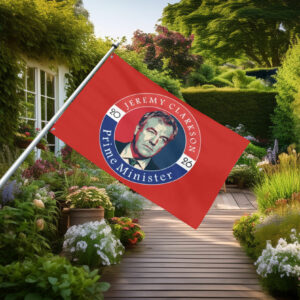 Jeremy Clarkson Prime Minister 2026 Campaign Flag