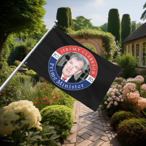 Jeremy Clarkson Prime Minister Portrait Flag