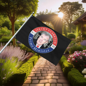Jeremy Clarkson Prime Minister Portrait Flag