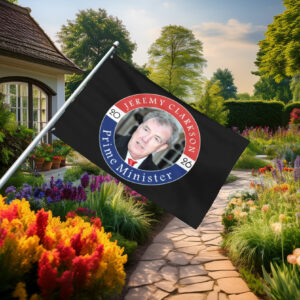 Jeremy Clarkson Prime Minister Portrait Flag