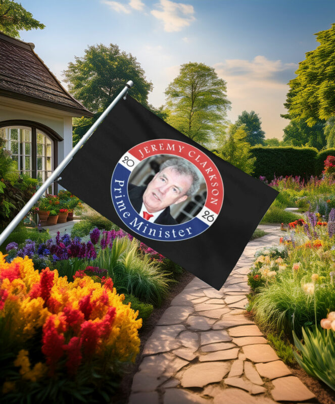 Jeremy Clarkson Prime Minister Portrait Flag