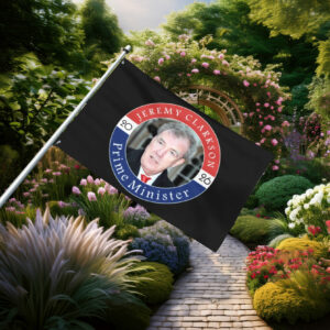 Jeremy Clarkson Prime Minister Portrait Flag