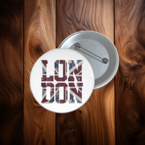London Vintage Union Jack Button