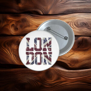 London Vintage Union Jack Button