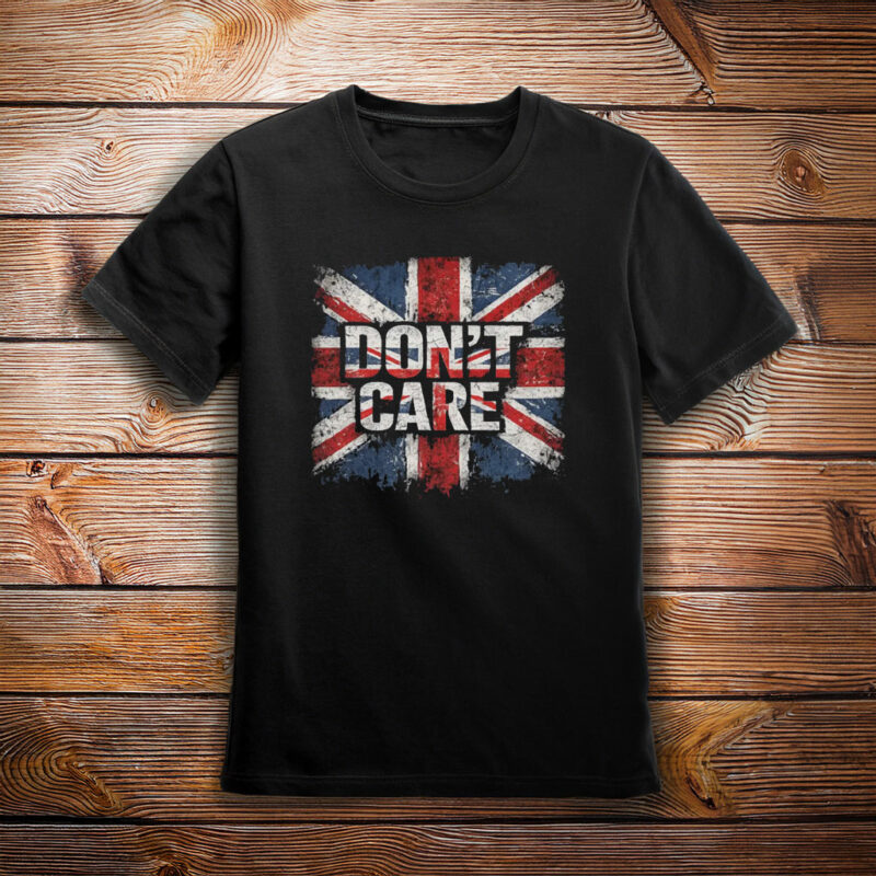 Men Don’t Care Union Jack T-Shirt