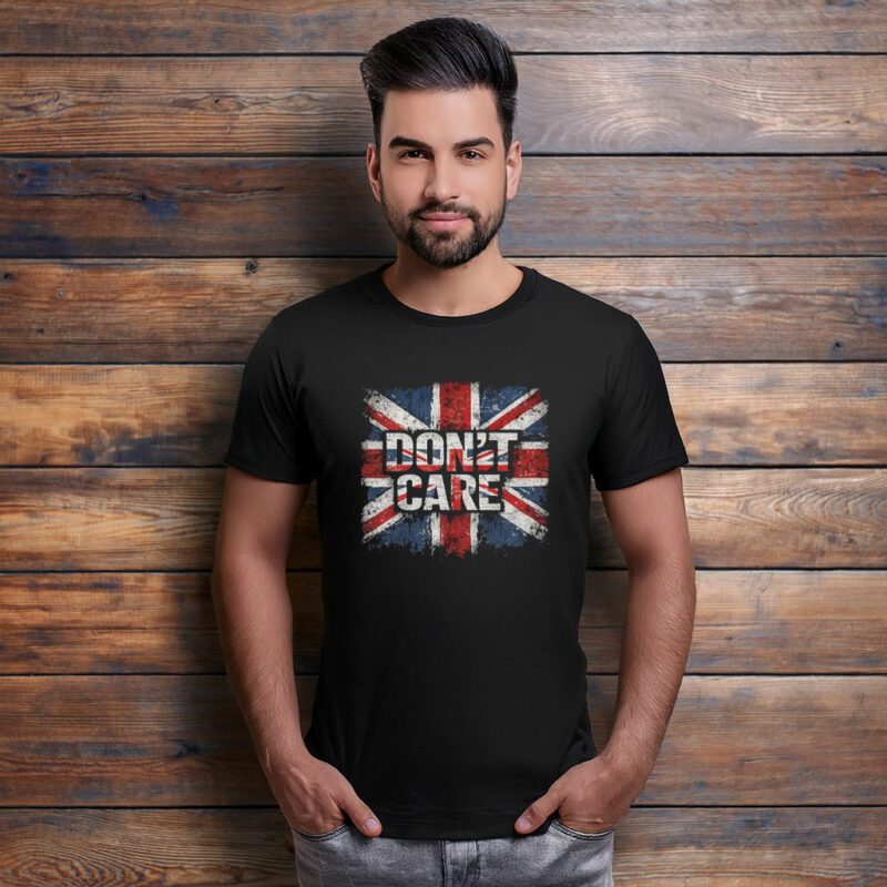 Men Don’t Care Union Jack T-Shirt