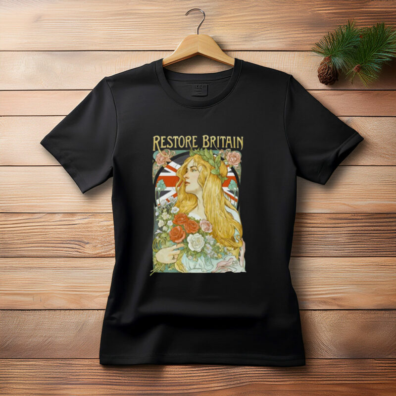 Natural Britannia Restore Britain Montage T-Shirt