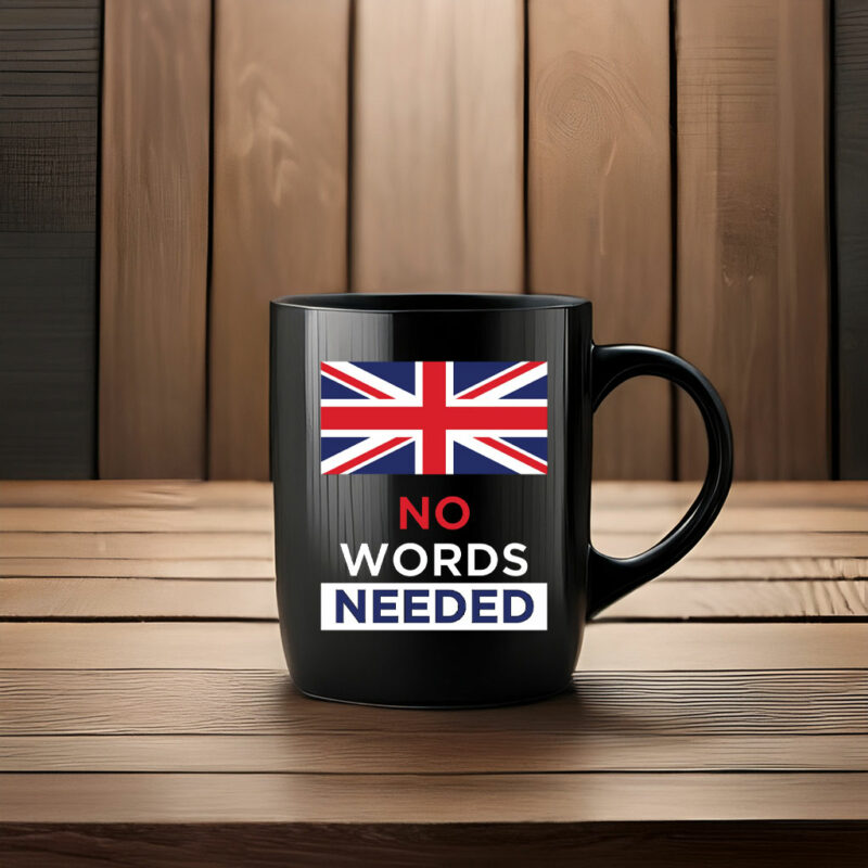 No Words Needed Mug – Minimalist Statement Coffee Cup