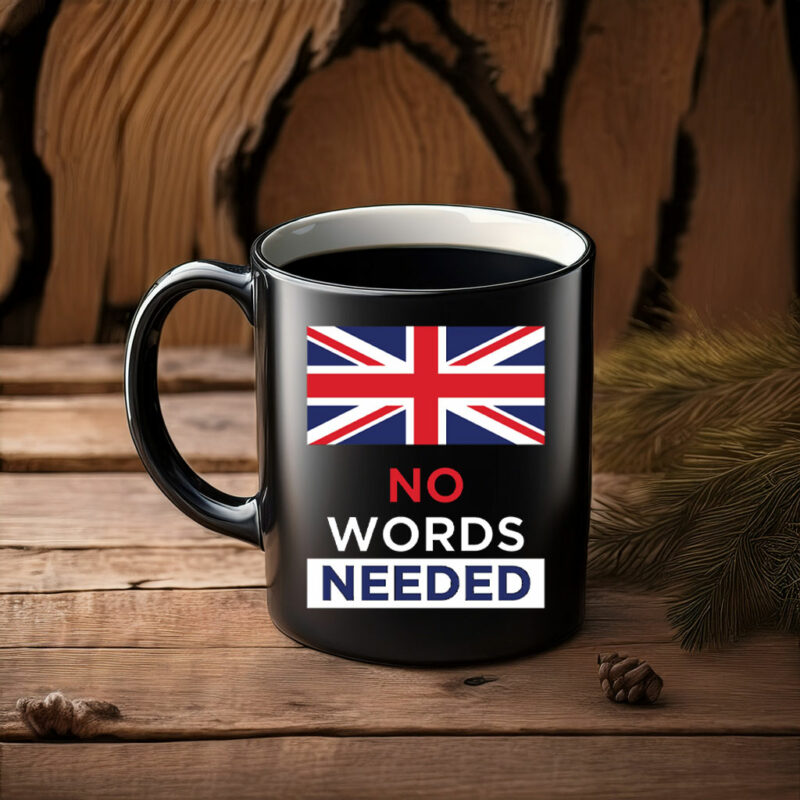 No Words Needed Mug – Minimalist Statement Coffee Cup
