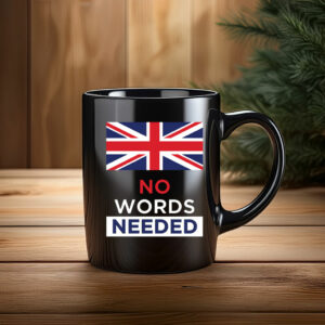 No Words Needed Mug – Minimalist Statement Coffee Cup