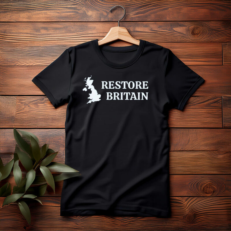 Official Logo Tee Restore Britain Shirt